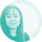 photo en medaillon melanie teinte verte copie